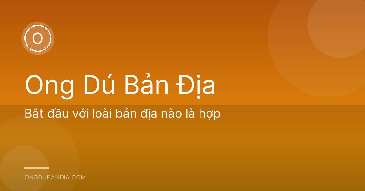 Bắt đầu với loài bản địa nào là hợp
